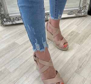 G - Smack Bernie Ladder Hem Ankle Grazer Stretch Jeans (Sizes 10 - 20) Denim - Susie's Boutique - | Women's Fashion Online