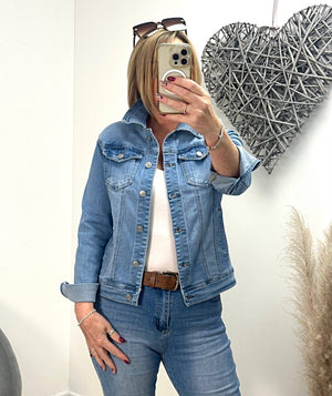 G - Smack Classic Stretch Denim Jacket 10 - 22 - Susie's Boutique - | Women's Fashion Online