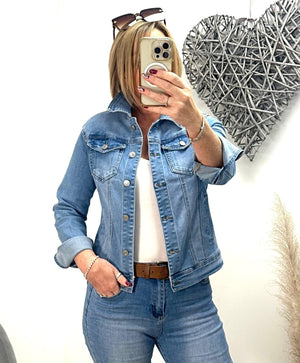 G - Smack Classic Stretch Denim Jacket 10 - 22 - Susie's Boutique - | Women's Fashion Online