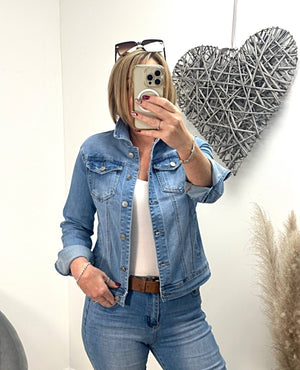 G - Smack Classic Stretch Denim Jacket 10 - 22 - Susie's Boutique - | Women's Fashion Online