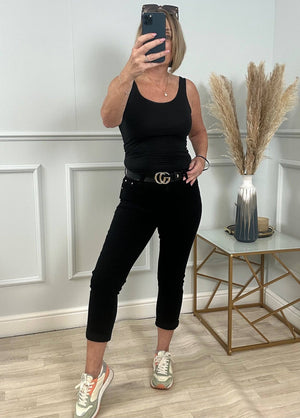 G - Smack Emily Mom Fit Jeans 8 - 22 Black - Susie's Boutique - | Women's Fashion Online