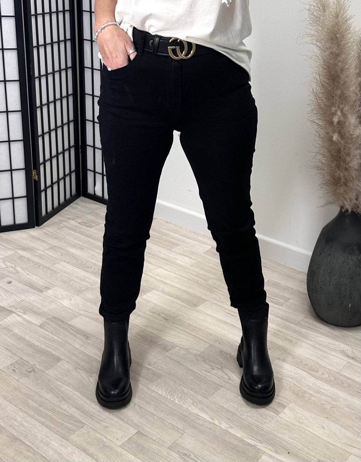 G - Smack Emily Mom Fit Jeans 8 - 22 Black - Susie's Boutique - | Women's Fashion Online