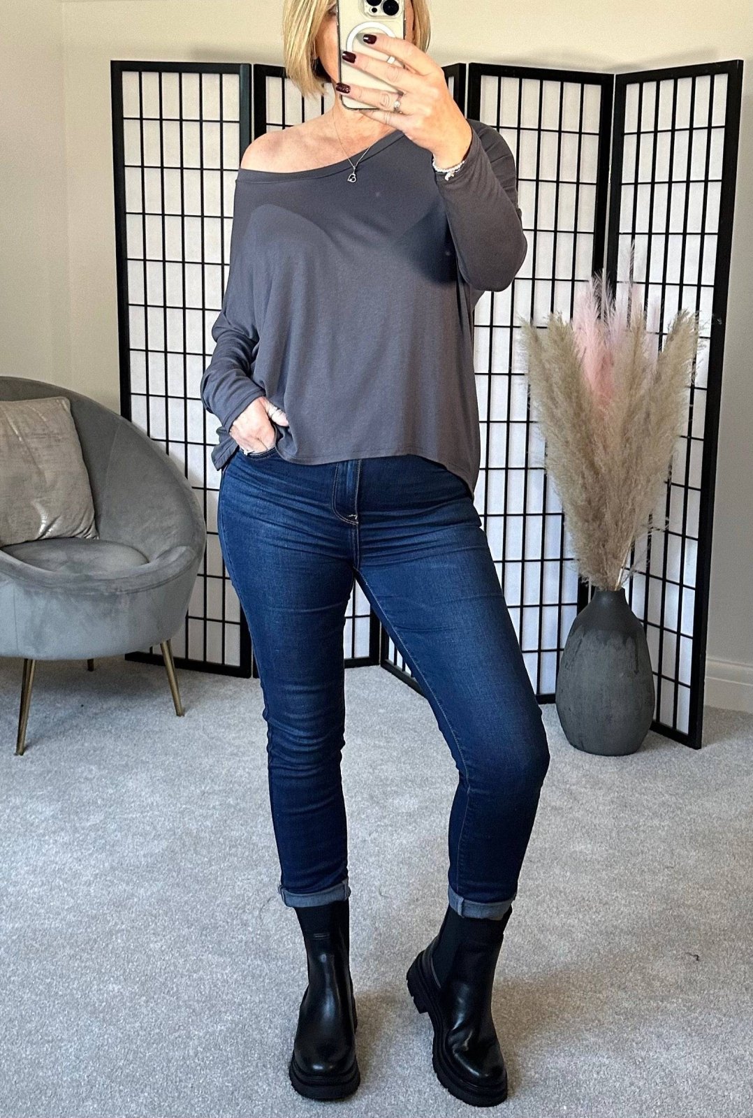 Hallie Scoop Hem Sleeved Top 8 - 20 - Susie's Boutique - | Women's Fashion Online