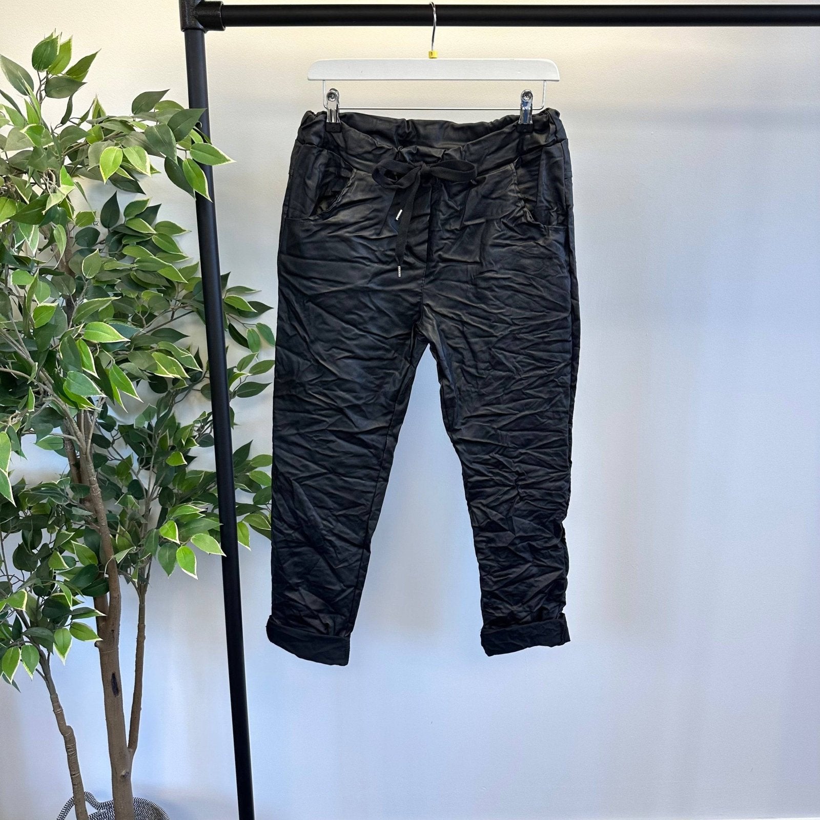 Harli Leather look Magic Trousers 8 - 14 & 14 - 18 - Susie's Boutique - | Women's Fashion Online