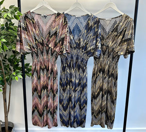 Zara Slinky Dots Magic Midi Dress 8-22 - Susie's Boutique