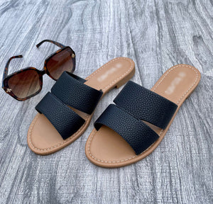 NO RETURNS ON SALE ITEMS Areena Double Strap Sandal - Susie's Boutique
