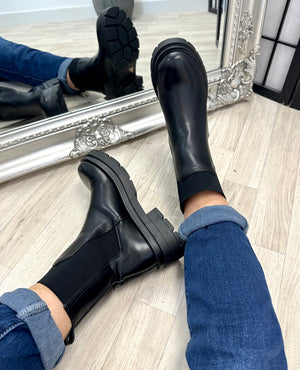 Carine Chunky Sole Chelsea Boot - Susie's Boutique