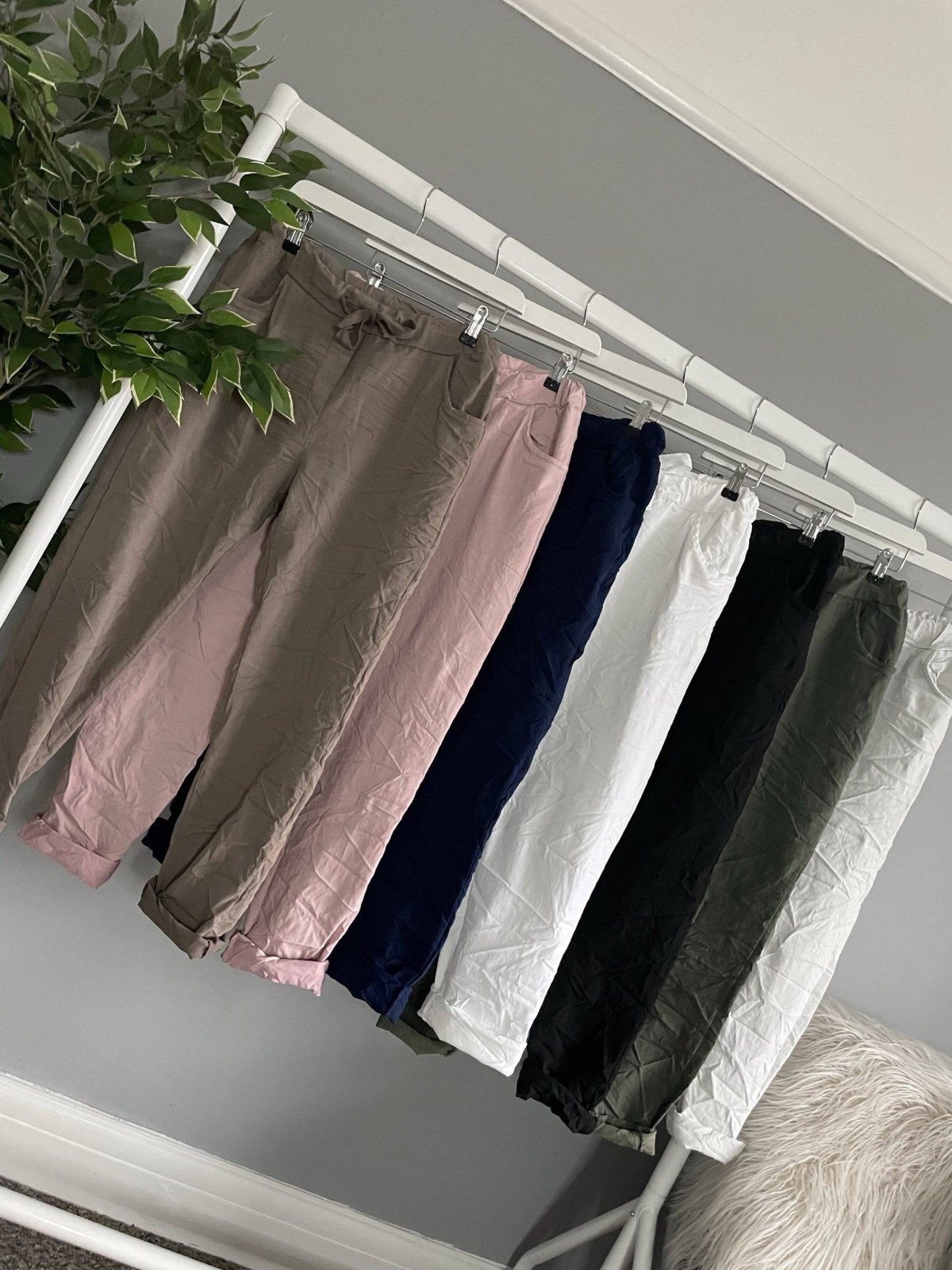 Julia Stretch Magic Trousers 8 - 22 Blue - Susie's Boutique - | Women's Fashion Online