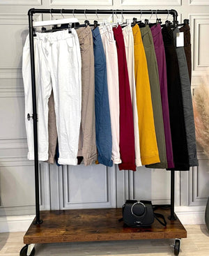 Julia Stretch Magic Trousers 8 - 22 Denim Blue - Susie's Boutique - | Women's Fashion Online