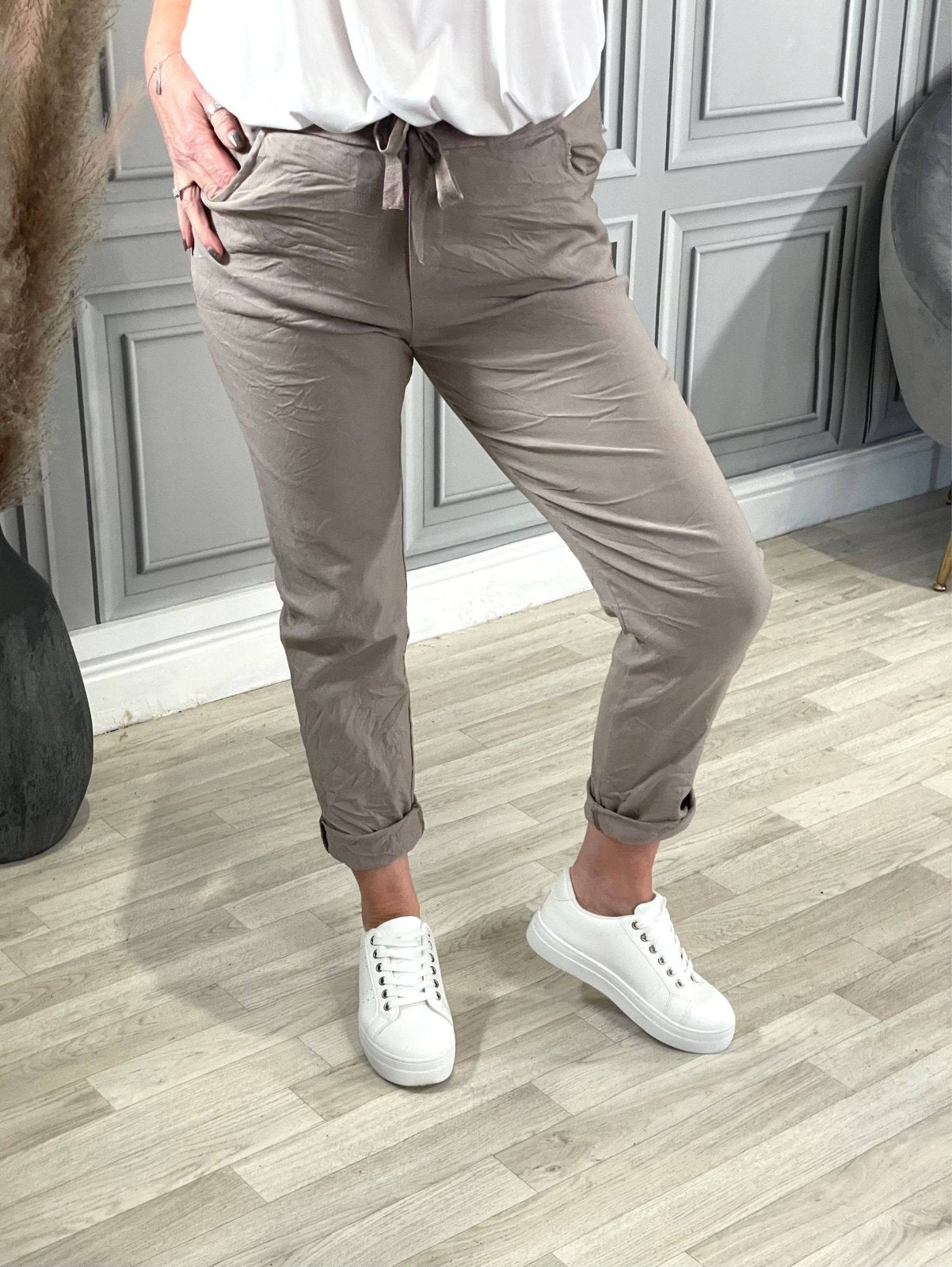 Julia Stretch Magic Trousers 8 - 22 Mocha - Susie's Boutique - | Women's Fashion Online