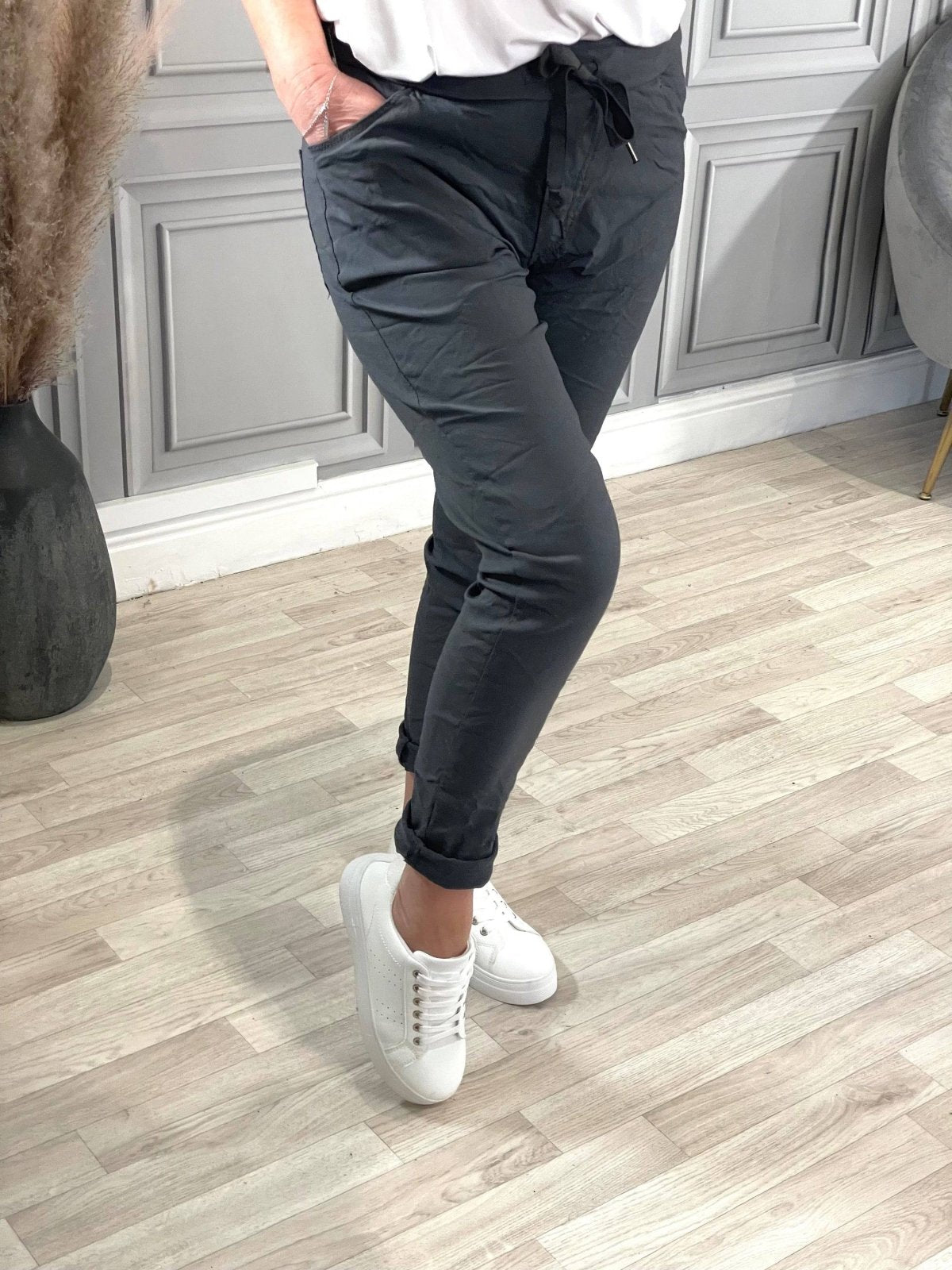 Julia Stretch Magic Trousers 8 - 22 Slate - Susie's Boutique - | Women's Fashion Online