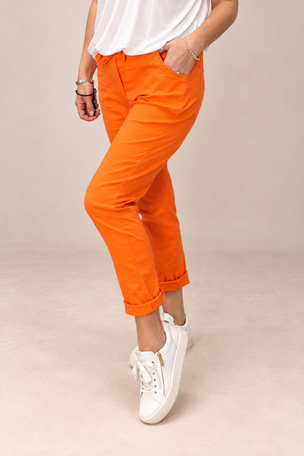 Julia Stretch Magic Trousers 8-22 Orange