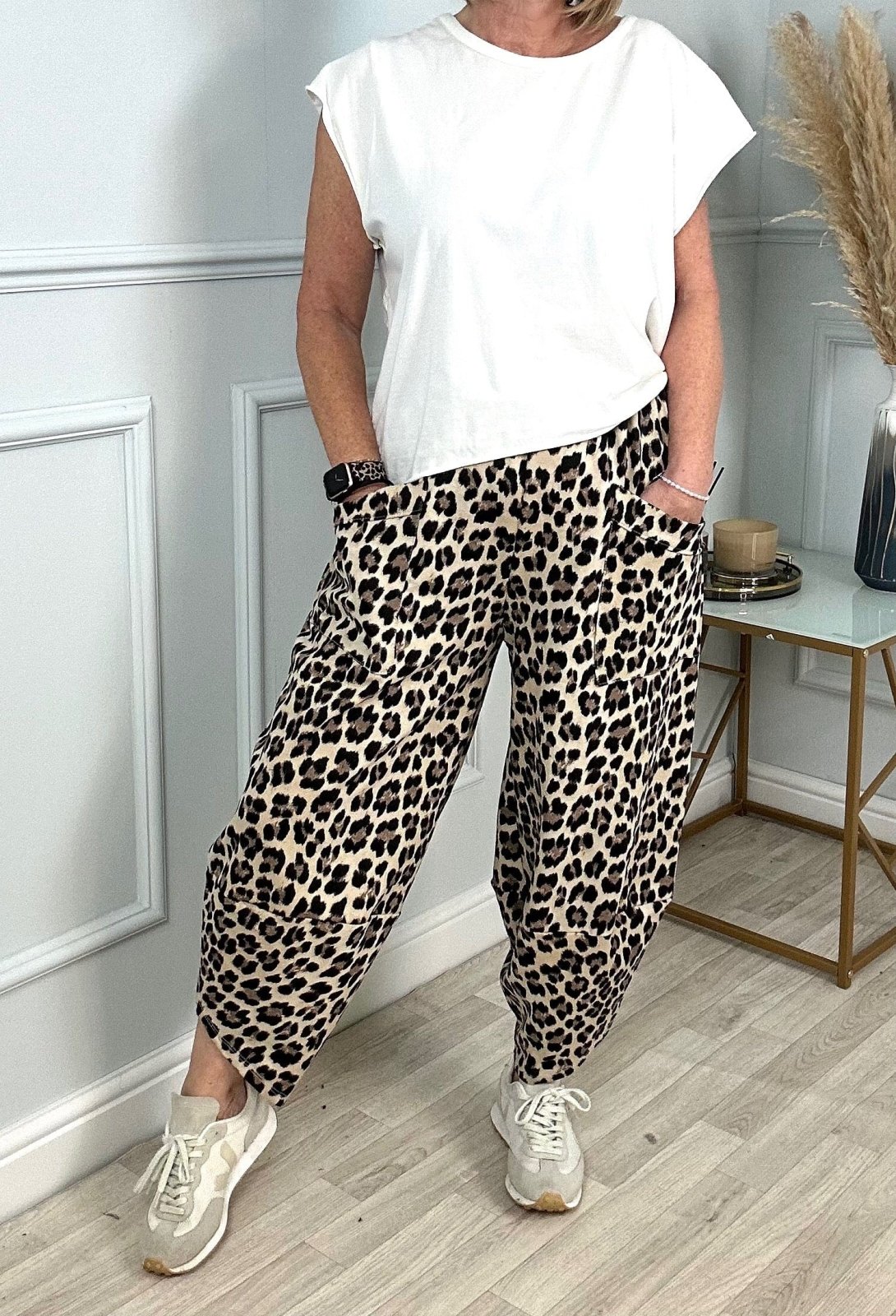Lauren Leopard Cocoon Jogger/Pants 8 - 20 - Susie's Boutique - | Women's Fashion Online