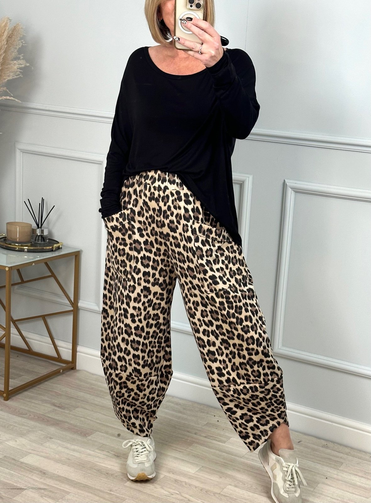 Lauren Leopard Cocoon Jogger/Pants 8 - 20 - Susie's Boutique - | Women's Fashion Online