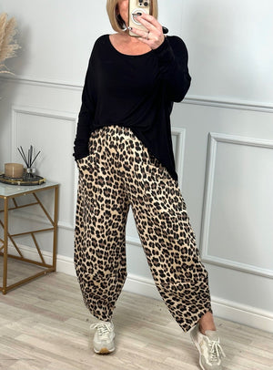 Lauren Leopard Cocoon Jogger/Pants 8 - 20 - Susie's Boutique - | Women's Fashion Online