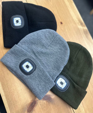 LED Lighted Beanie Hat ( 3 Colours)Dog Walking, Night Jogging etc - Susie's Boutique - | Women's Fashion Online