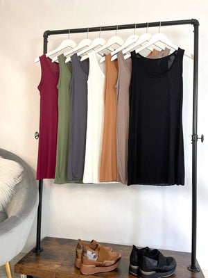 Longline Layering Stretch Vest 8 - 16 - Susie's Boutique - | Women's Fashion Online