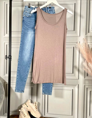 Longline Layering Stretch Vest 8 - 16 - Susie's Boutique - | Women's Fashion Online