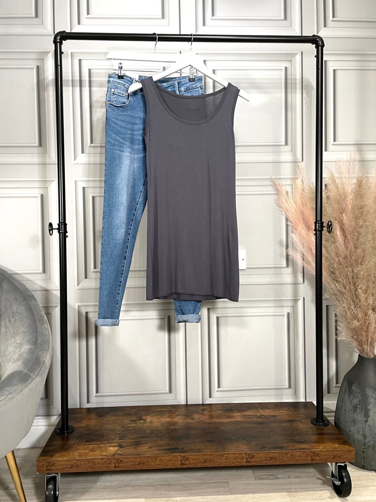 Longline Layering Stretch Vest 8 - 16 - Susie's Boutique - | Women's Fashion Online