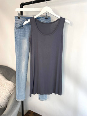 Longline Layering Stretch Vest 8 - 16 - Susie's Boutique - | Women's Fashion Online