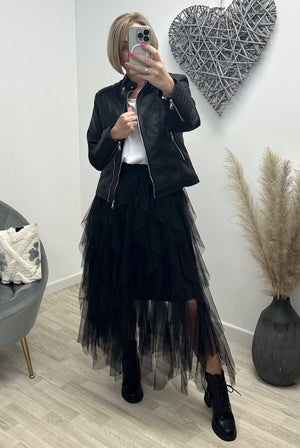 Lori Mesh Tulle Skirt 8 - 18 Black - Susie's Boutique - | Women's Fashion Online