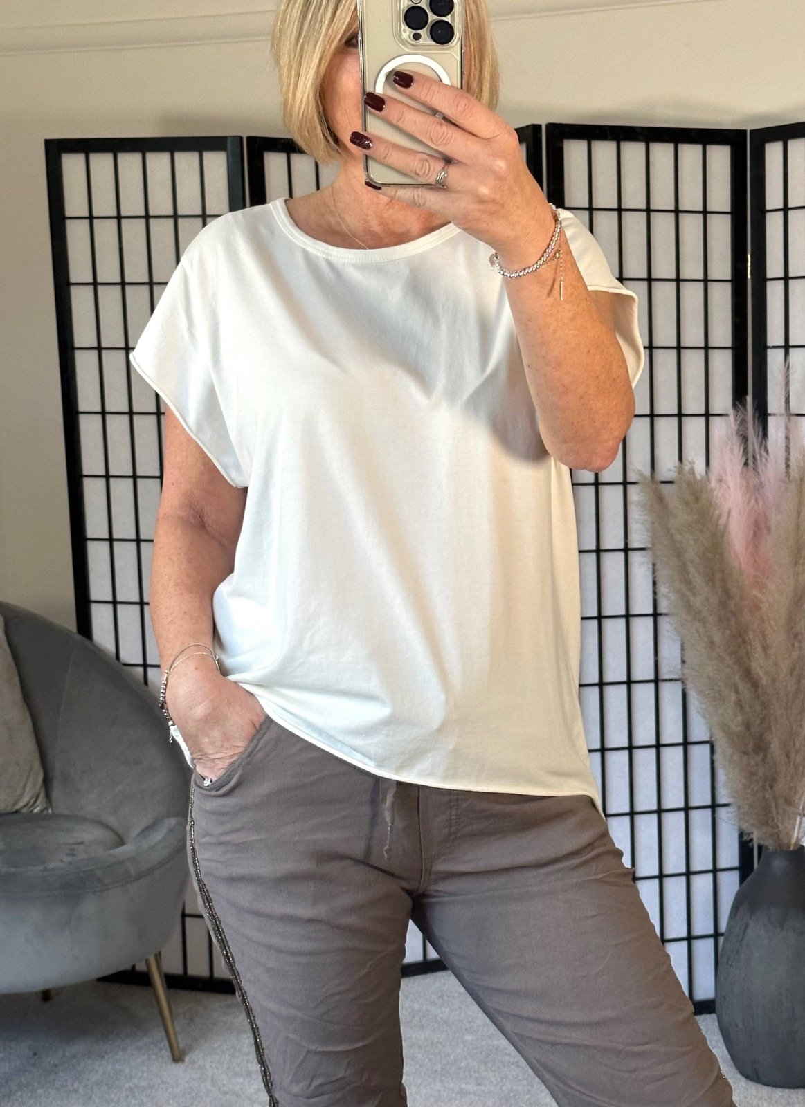 Lottie Dip Hem Essential T-Shirt 8 - 16 - Susie's Boutique - | Women's Fashion Online