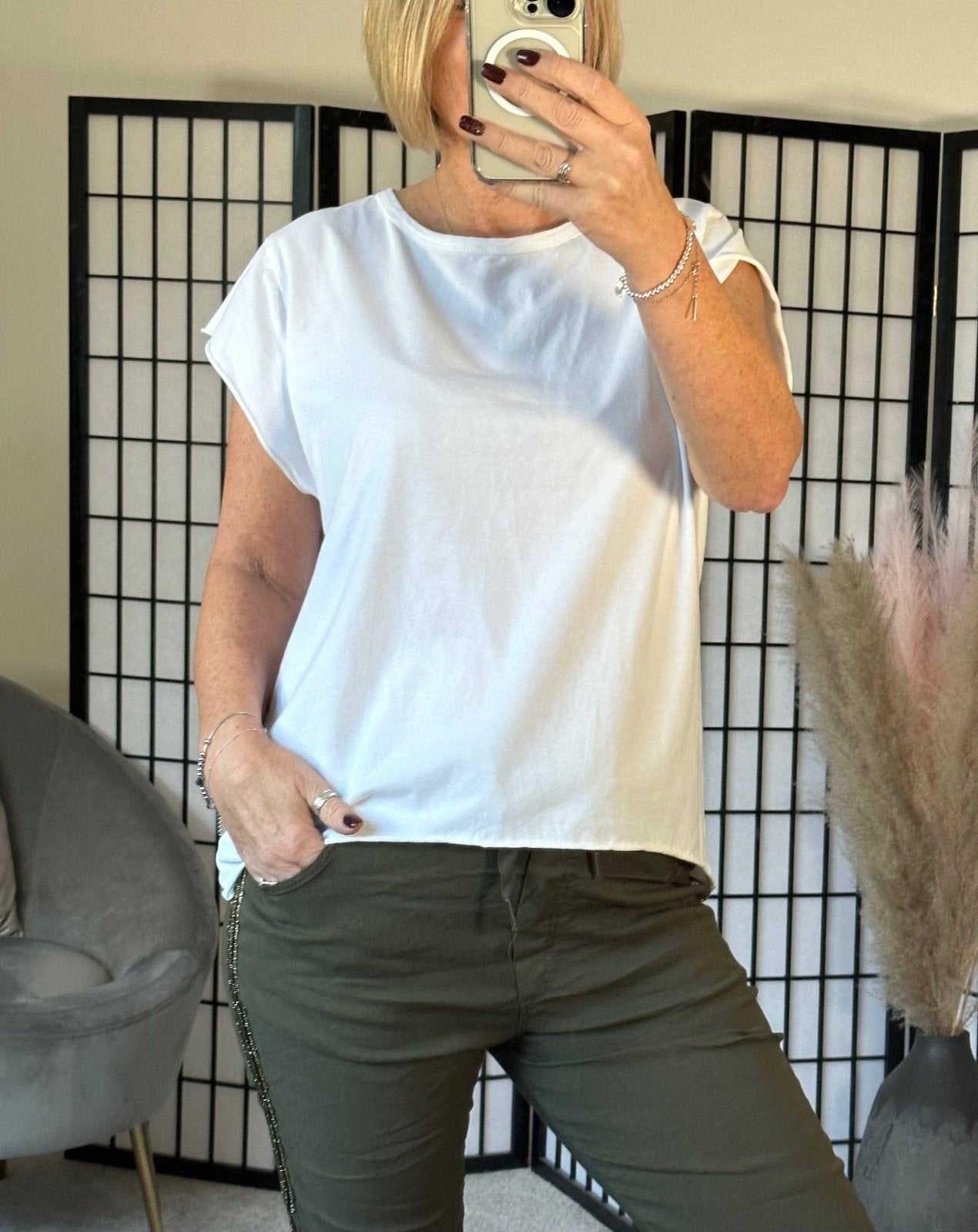 Lottie Dip Hem Essential T-Shirt 8 - 16 - Susie's Boutique - | Women's Fashion Online