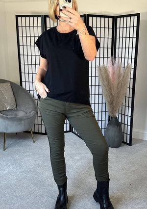 Lottie Dip Hem Essential T-Shirt 8 - 16 - Susie's Boutique - | Women's Fashion Online