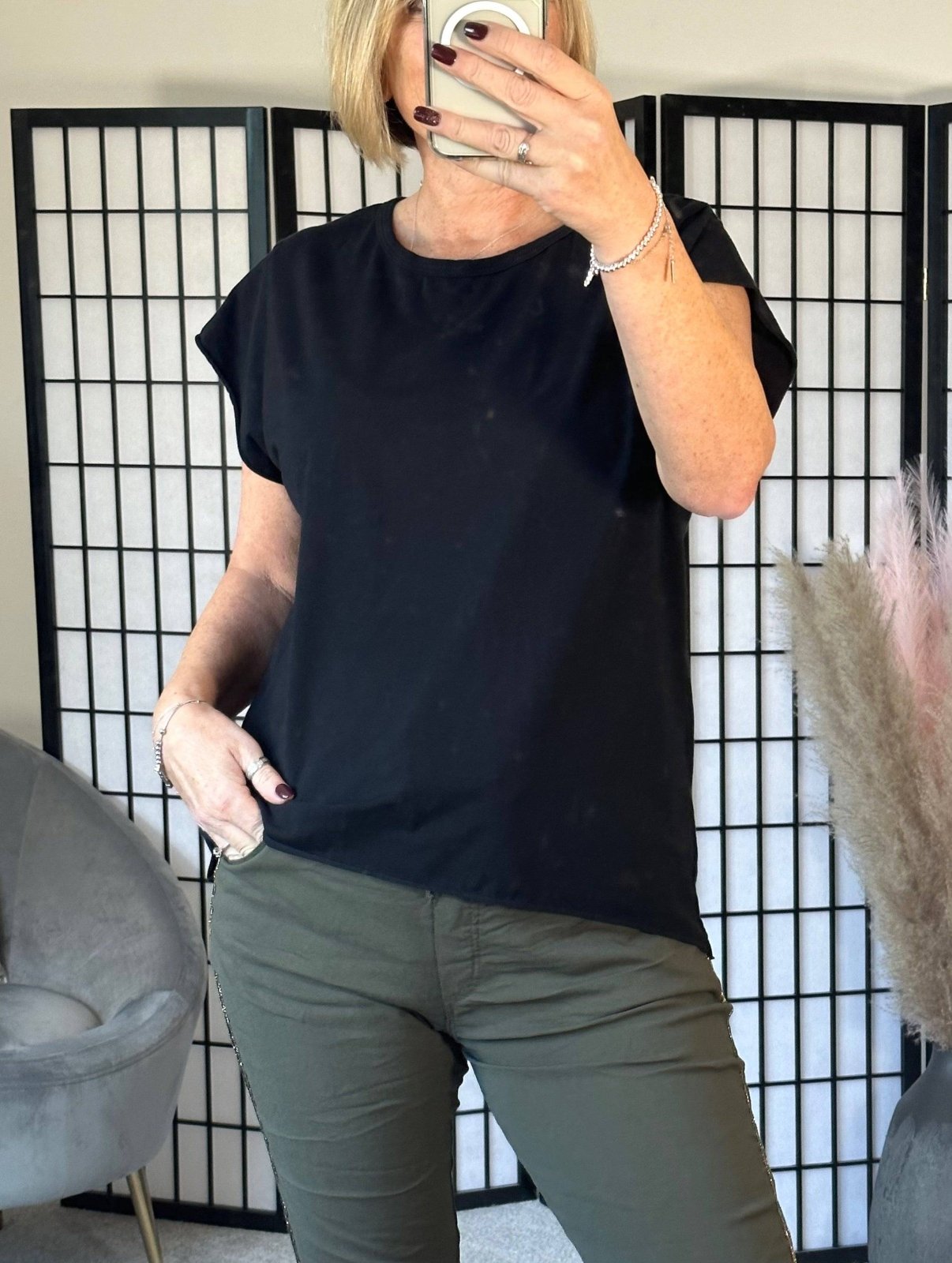 Lottie Dip Hem Essential T-Shirt 8 - 16 - Susie's Boutique - | Women's Fashion Online