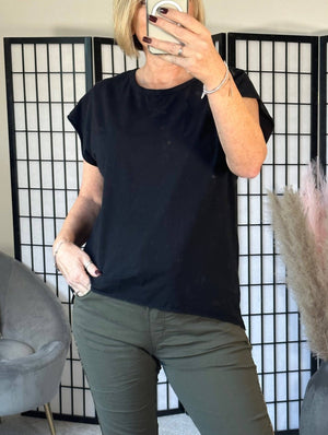 Lottie Dip Hem Essential T-Shirt 8 - 16 - Susie's Boutique - | Women's Fashion Online