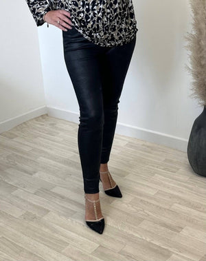 Penny High Waist Textured Pull Up Leggings 10 - 18 - Susie's Boutique - | Women's Fashion Online