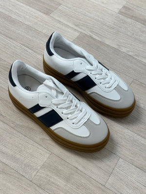 Retro Cadence Gummy Sole Platform Trainers - Susie's Boutique - | Women's Fashion Online