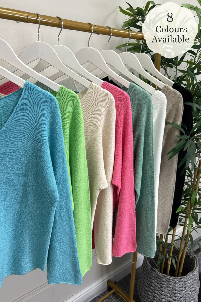 Sophia Jumpers with 8 Colours Available Badge