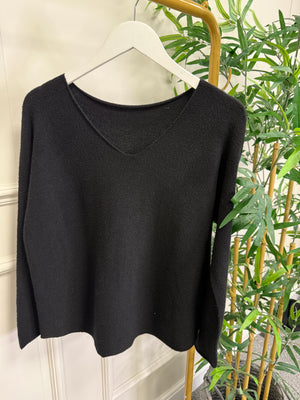 Sophia Soft Knit V-Neck Jumper 8-16