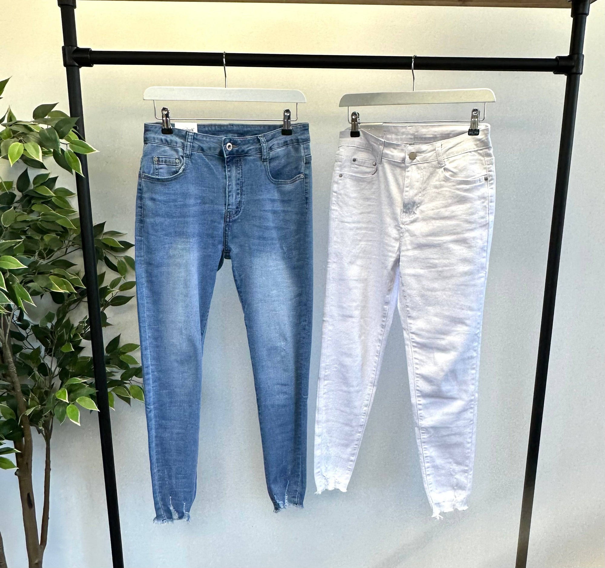G smack Bernie Ankle Grazer Stretch Jeans 10-20 - Susie's Boutique