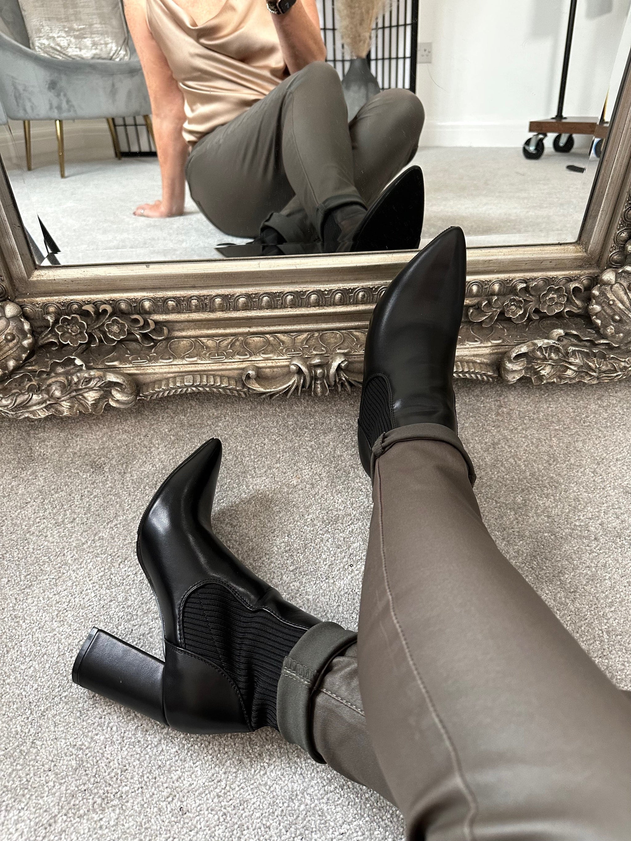 Kenzie Block Heel Boots NO RETURNS ON SALE ITEMS