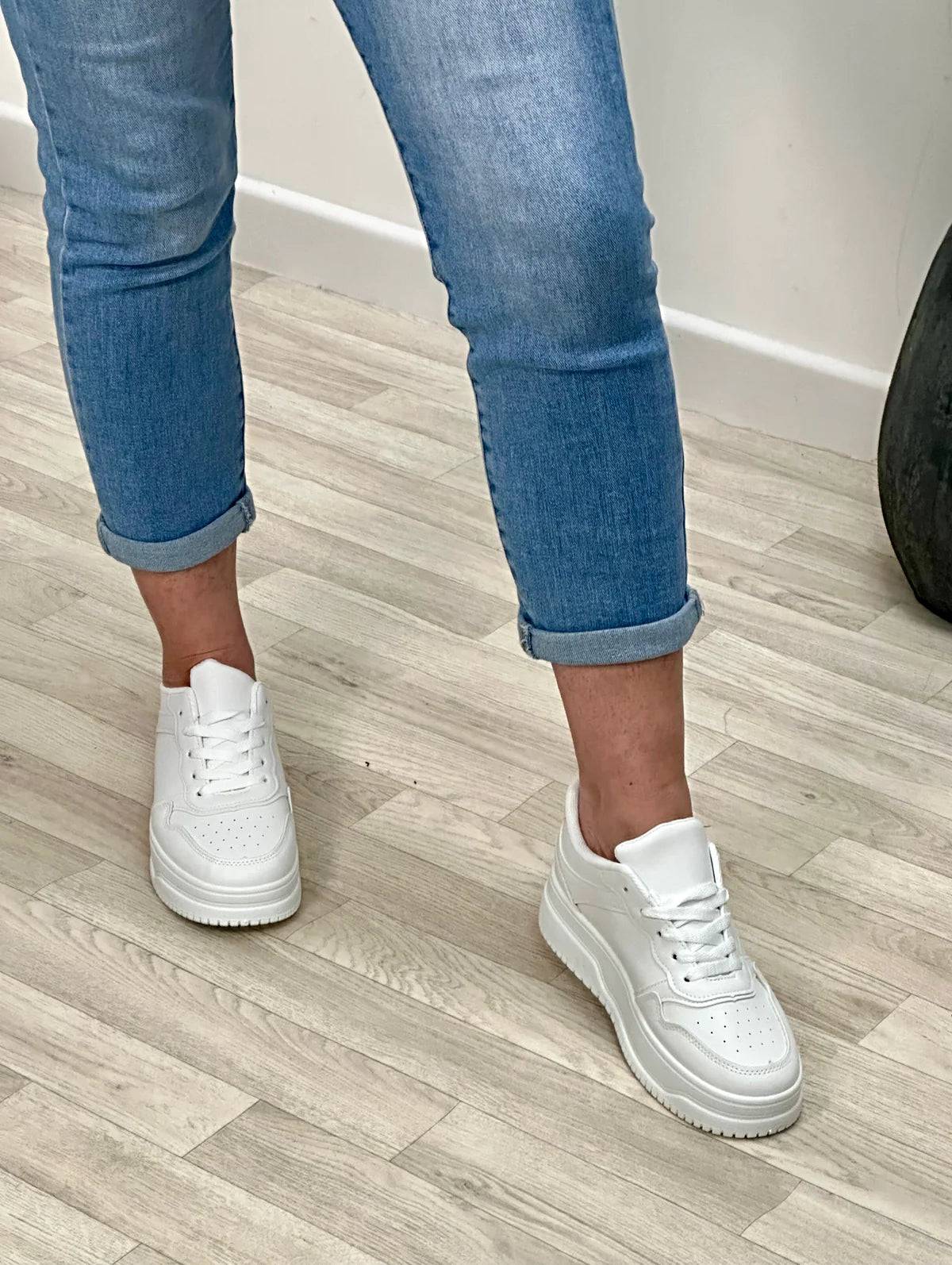 Alma Flatform Lace Up Trainers NO RETURNS ON SALE ITEMS - Susie's Boutique