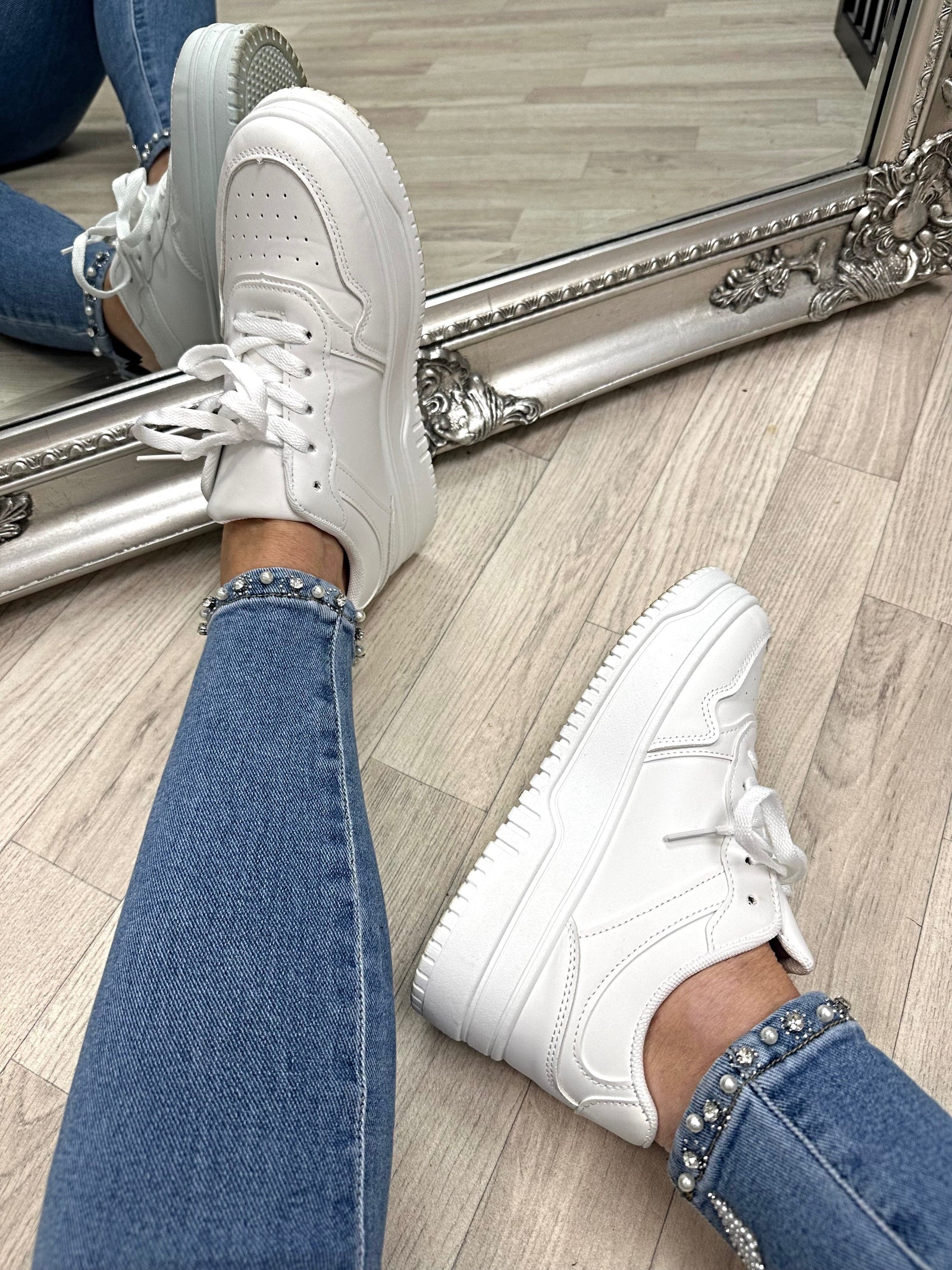 Alma Flatform Lace Up Trainers NO RETURNS ON SALE ITEMS - Susie's Boutique