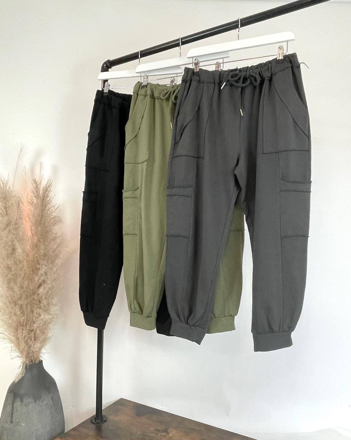 Tanya Cargo Joggers 8-16 Black - Susie's Boutique