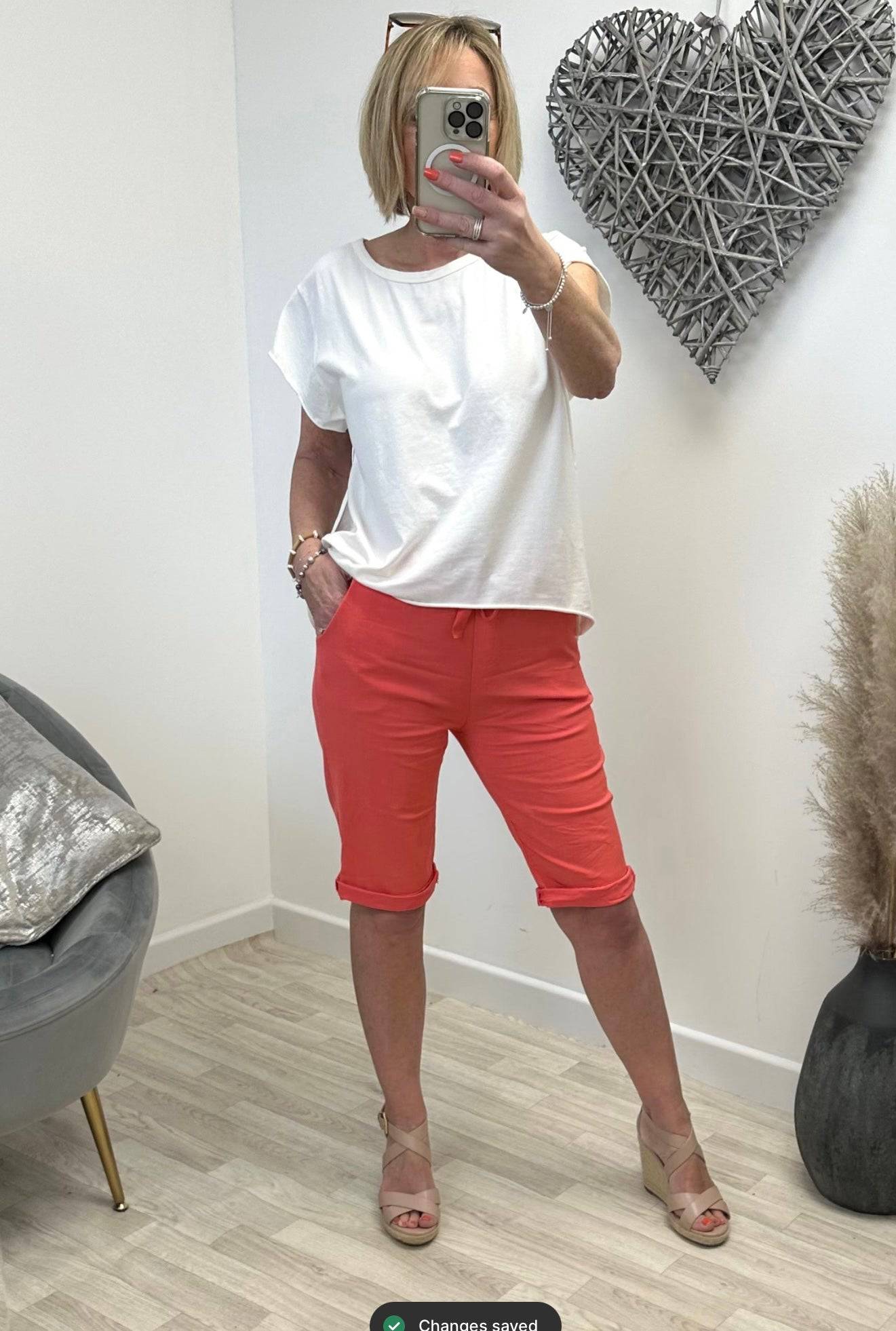 Milana Magic Shorts Bermuda 8-20 Coral