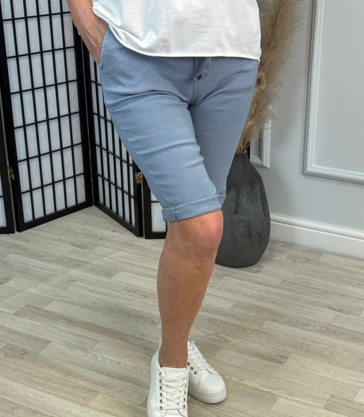 Milana Magic Shorts Bermuda 8 - 20 Denim Blue - Susie's Boutique - | Women's Fashion Online