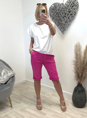 Milana Magic Shorts Bermuda 8-20 Fuchsia