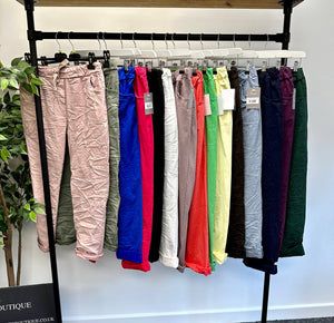 Julia Stretch Magic Trousers 8-22 Khaki - Susie's Boutique