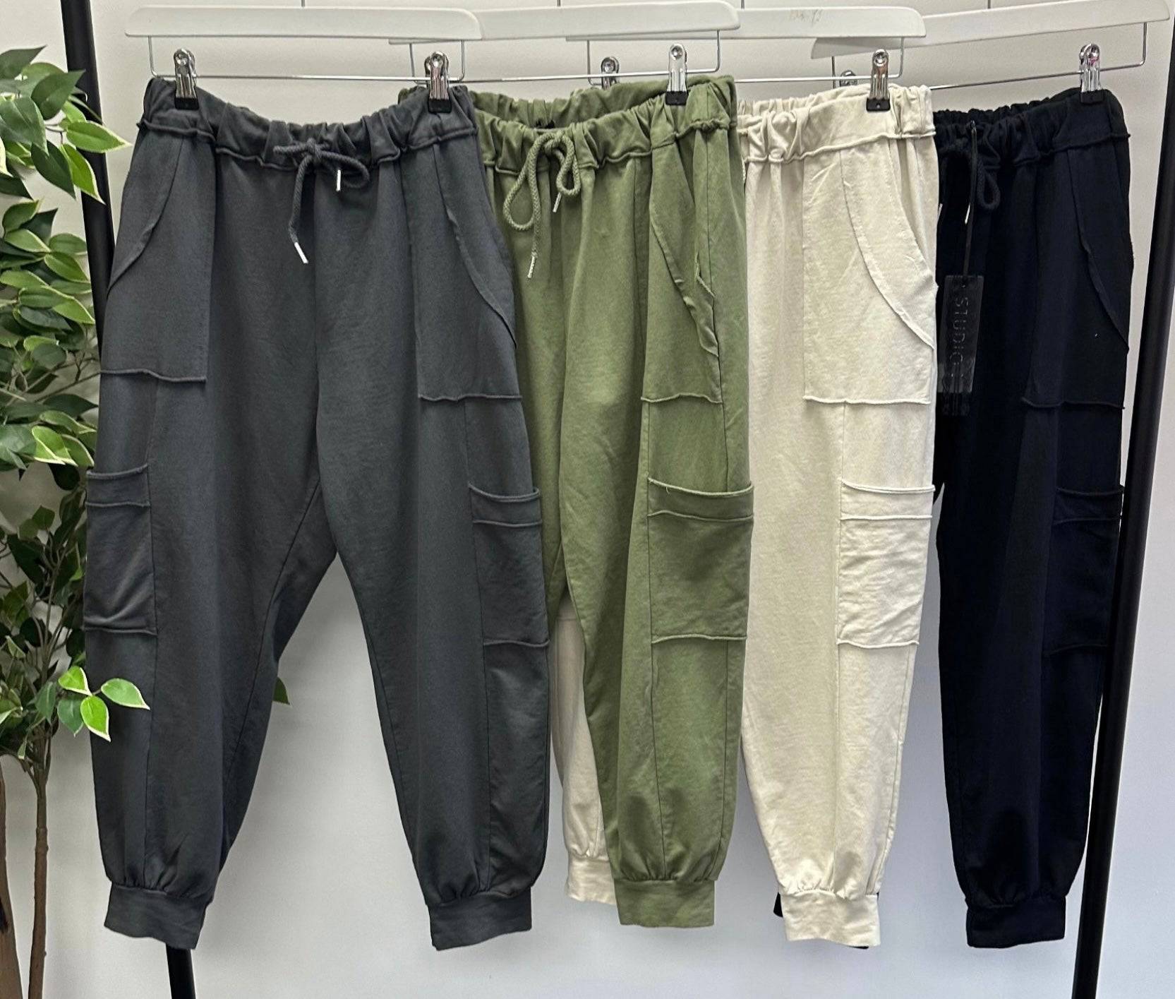 Tanya Cargo Joggers 8-16 khaki - Susie's Boutique