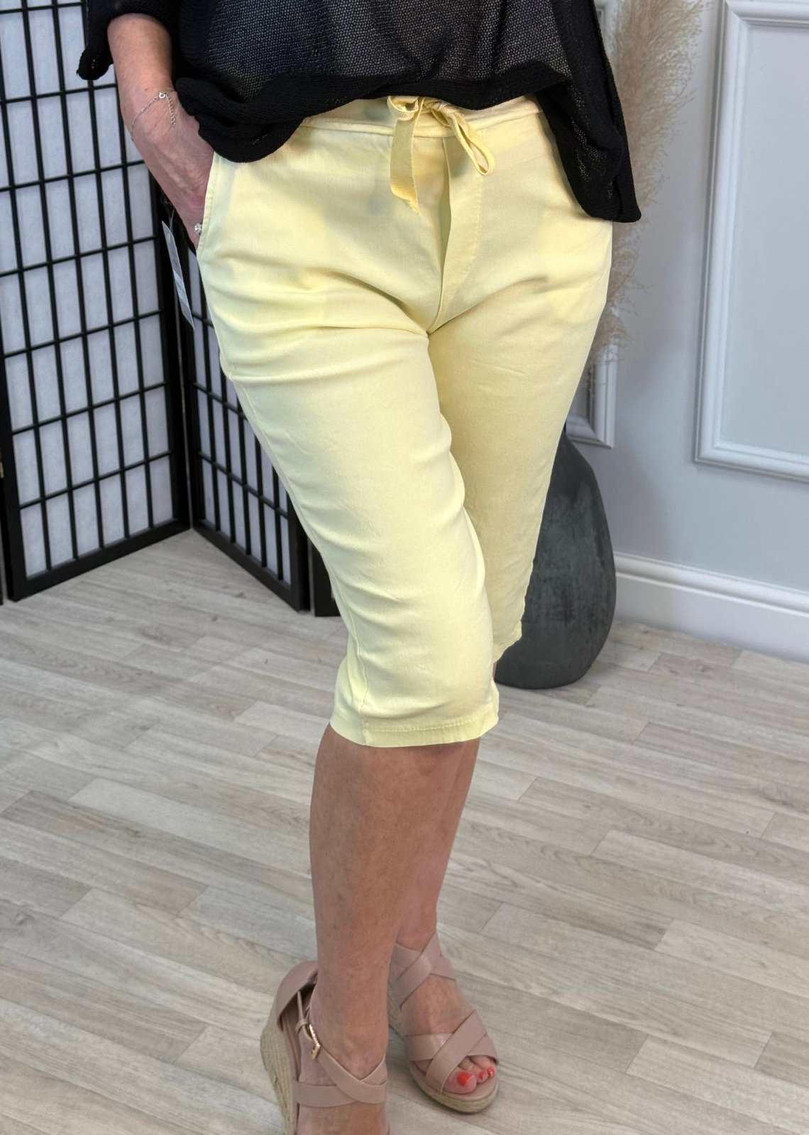 Milana Magic Shorts Bermuda 8 - 20 Lemon - Susie's Boutique - | Women's Fashion Online