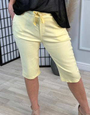 Milana Magic Shorts Bermuda 8 - 20 Lemon - Susie's Boutique - | Women's Fashion Online