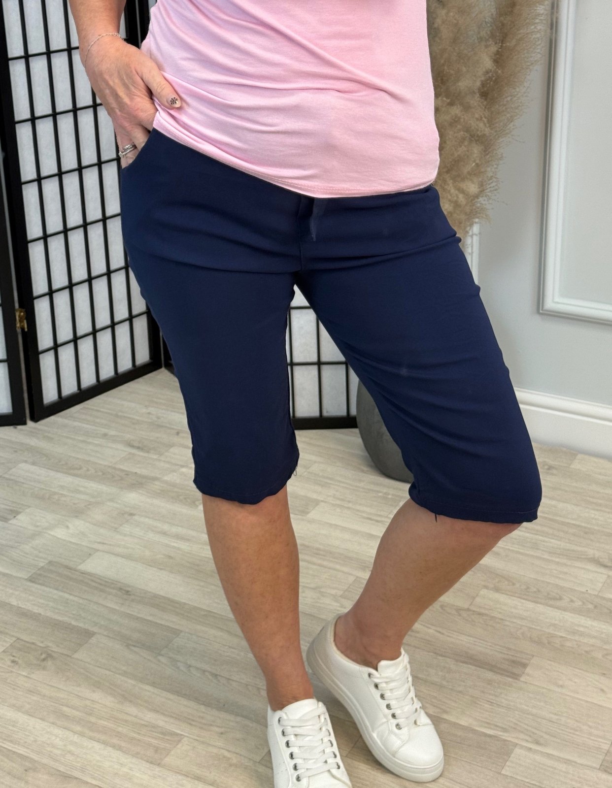 Milana Magic Shorts Bermuda 8 - 20 Navy - Susie's Boutique - | Women's Fashion Online
