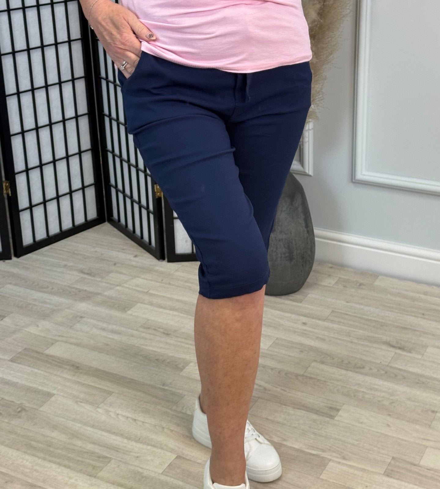 Milana Magic Shorts Bermuda 8 - 20 Navy - Susie's Boutique - | Women's Fashion Online