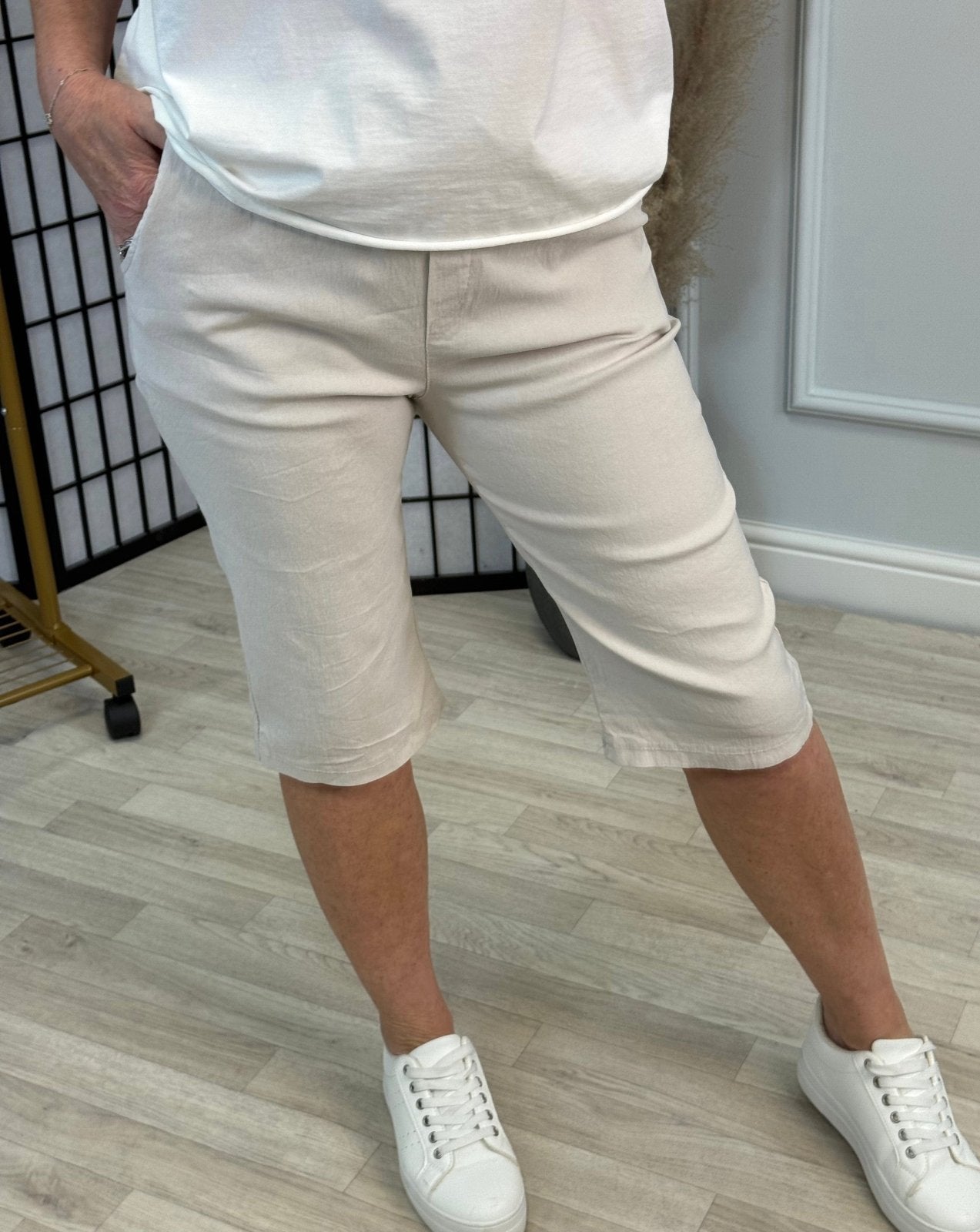 Milana Magic Shorts Bermuda 8 - 20 Sand - Susie's Boutique - | Women's Fashion Online