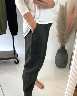 Tanya Cargo Joggers 8 - 16 Slate - Susie's Boutique - | Women's Fashion Online